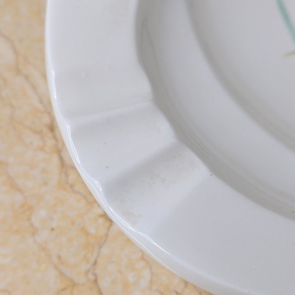 Vintage Ceramic Mid Century White Terrapin Fish Ashtray Trinket Dish - Picture 5 of 10